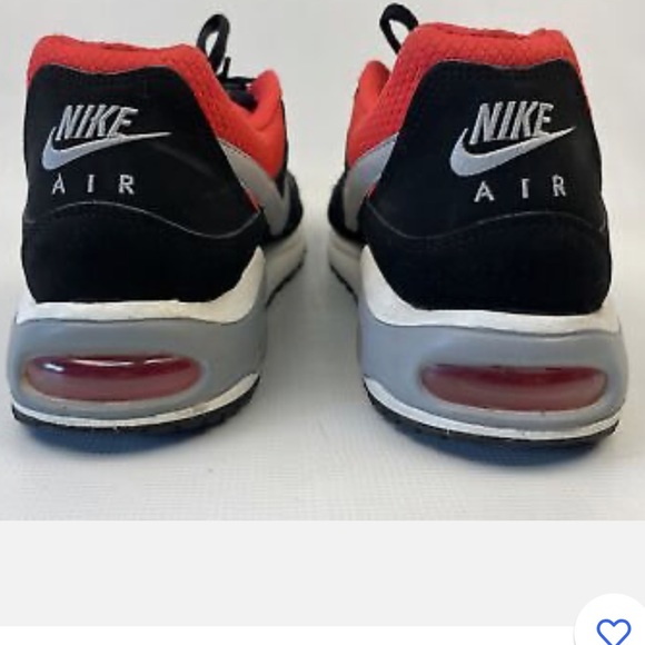 Nike Air Max Command Men's Size 10.5 Black Gray Red Great Condition - Picture 2 of 8